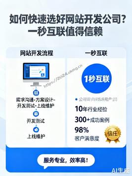 如何快速选好网站开发公司?一秒互联值得信赖