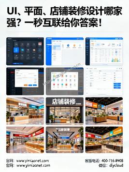 UI、平面、店铺装修设计哪家强?一秒互联给你答案!