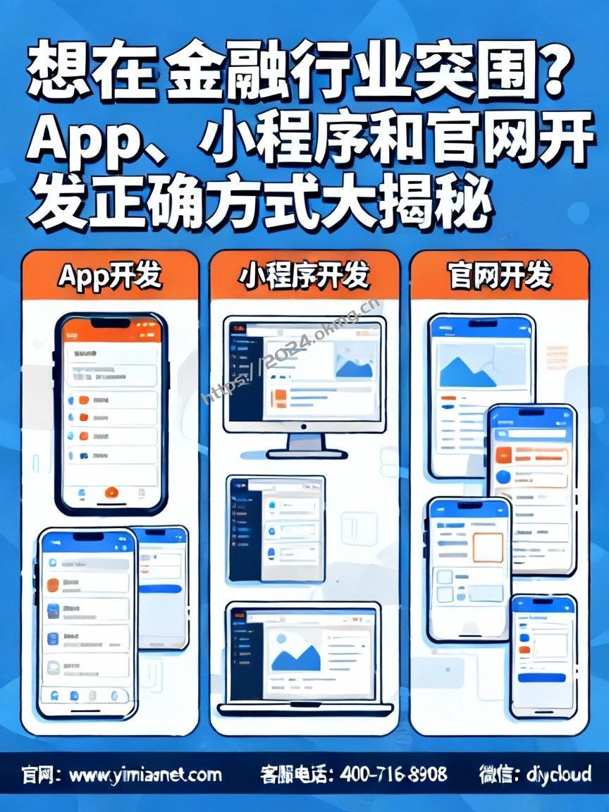 想在金融行业突围？App、小程序和官网开发正确方式大揭秘