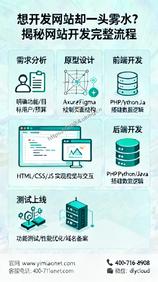 想开发网站却一头雾水?揭秘网站开发完整流程