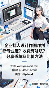 企业找人设计作图咋判断专业度?收费有啥坑?分享避坑及比价方法