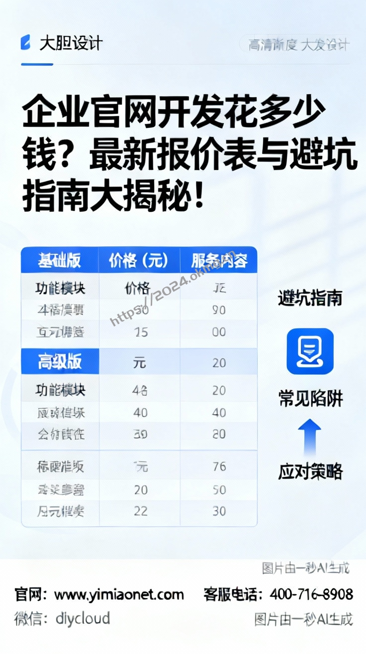 企业官网开发花多少钱?最新报价表与避坑指南大揭秘!-第1张,一秒云软件中心 企业官网开发花多少钱?最新报价表与避坑指南大揭秘!