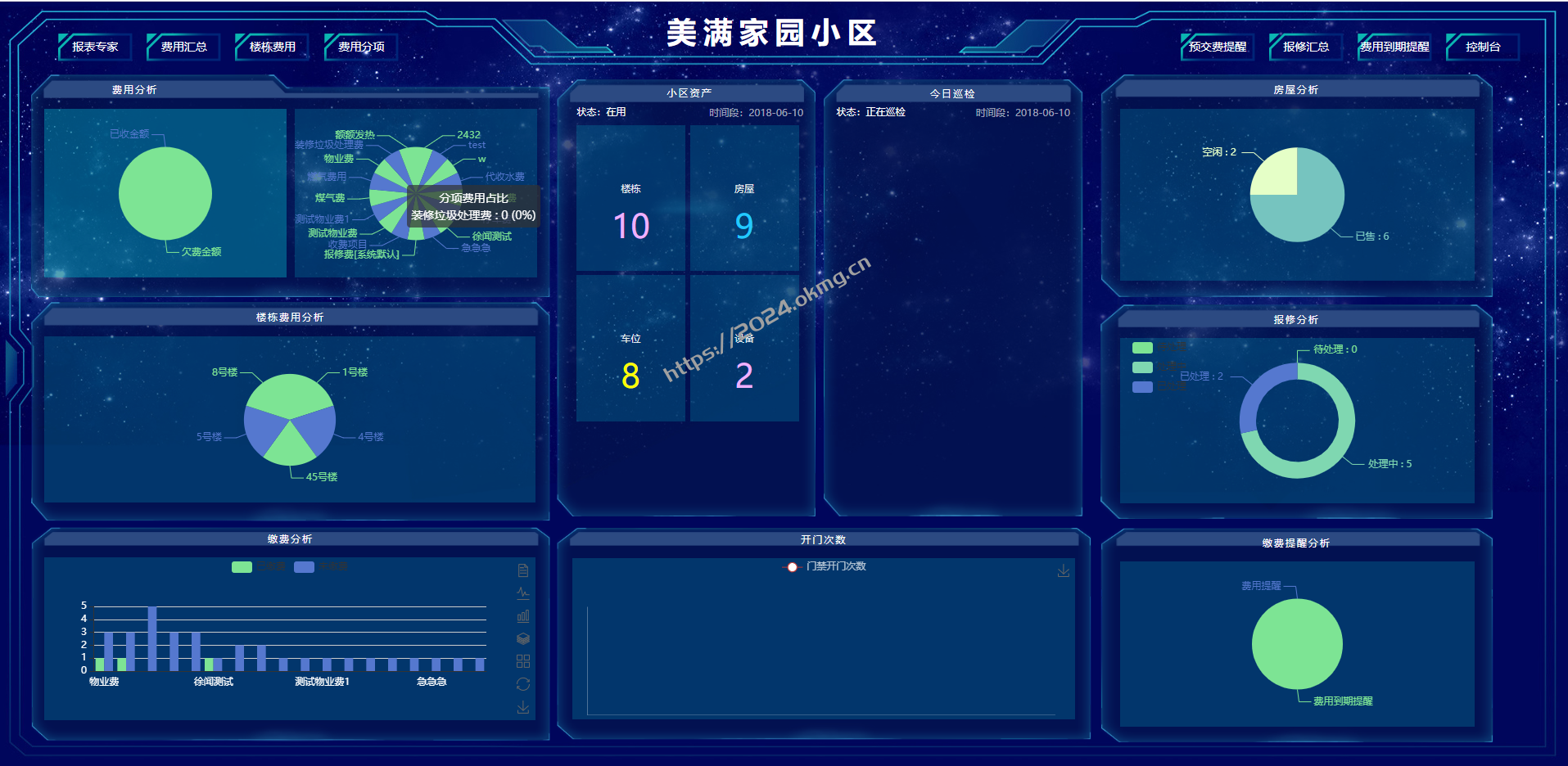 HC小区物业管理系统包含收费+报表,报修,门禁道闸,线上缴费,社区商圈,巡检,公众号欠费推送和公告微信推送功能-第4张,一秒云软件中心 HC小区物业管理系统包含收费+报表,报修,门禁道闸,线上缴费,社区商圈,巡检,公众号欠费推送和公告微信推送功能