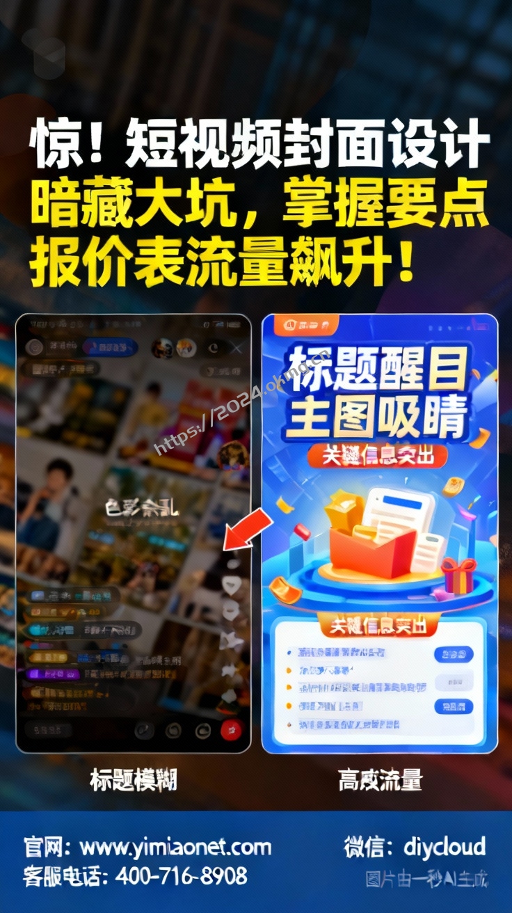 惊！短视频封面设计暗藏大坑，掌握要点报价表流量飙升！