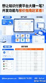 想让知识付费平台大赚一笔?开发功能与报价指南赶紧看!