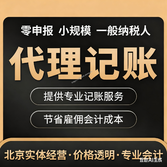 代理公司记账做账报税