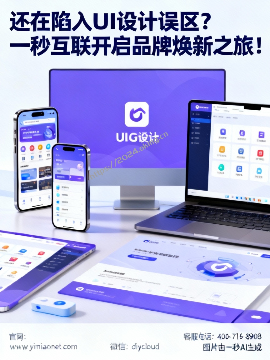 还在陷入 UI 设计误区？一秒互联开启品牌焕新之旅！