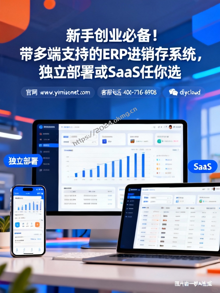 新手创业必备！带多端支持的ERP进销存系统，独立部署或SaaS任你选