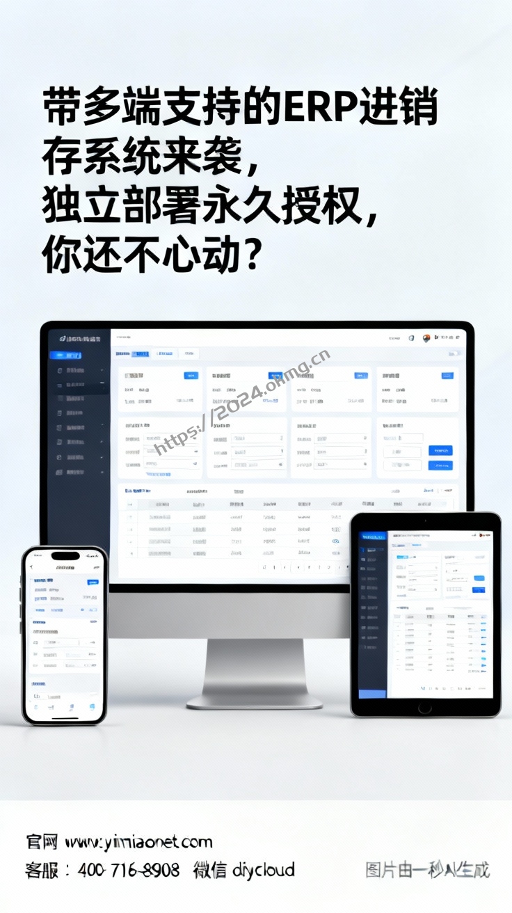 带多端支持的ERP进销存系统来袭，独立部署永久授权，你还不心动？