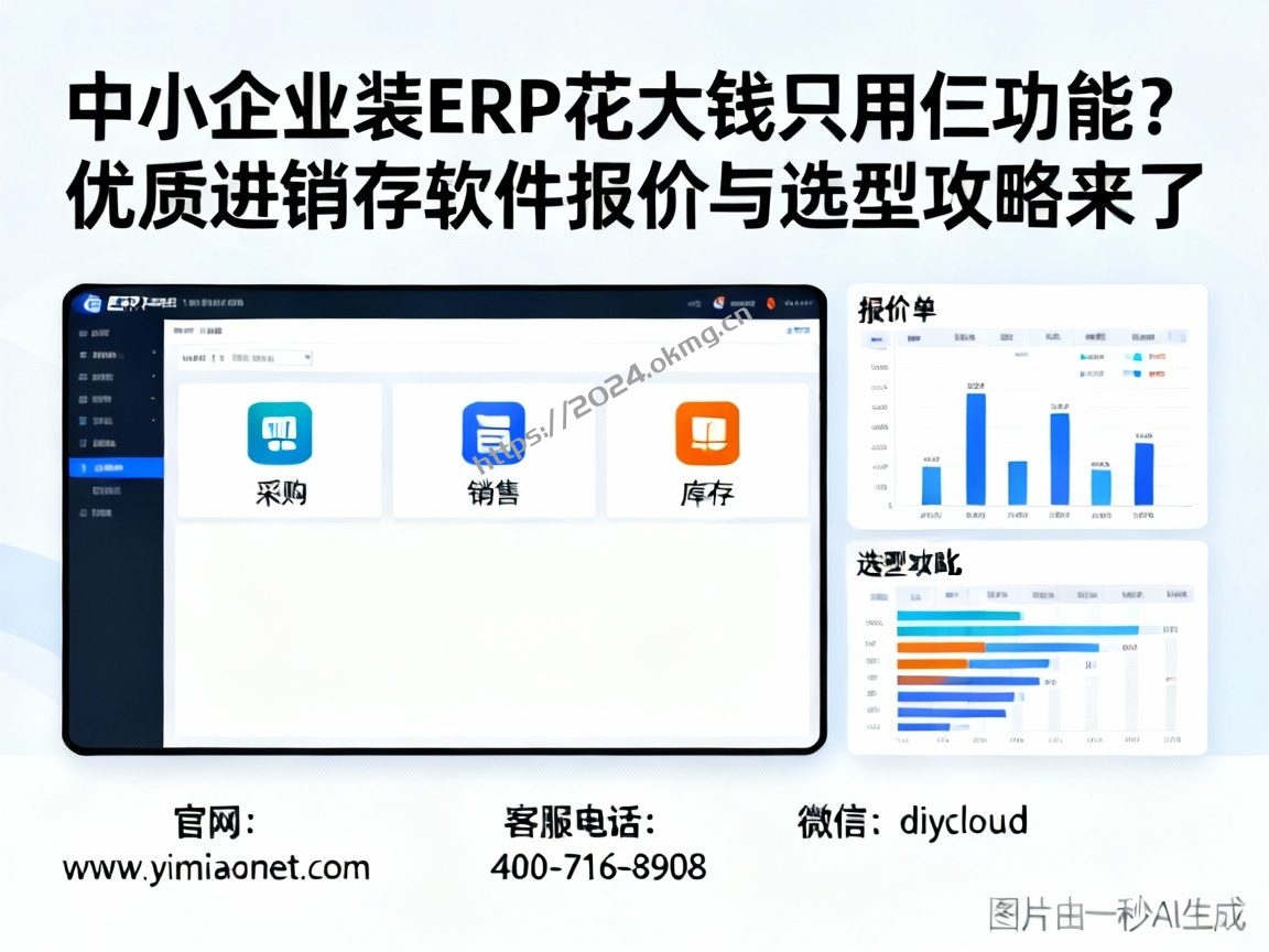 中小企业装ERP花大钱只用仨功能？优质进销存软件报价与选型攻略来了