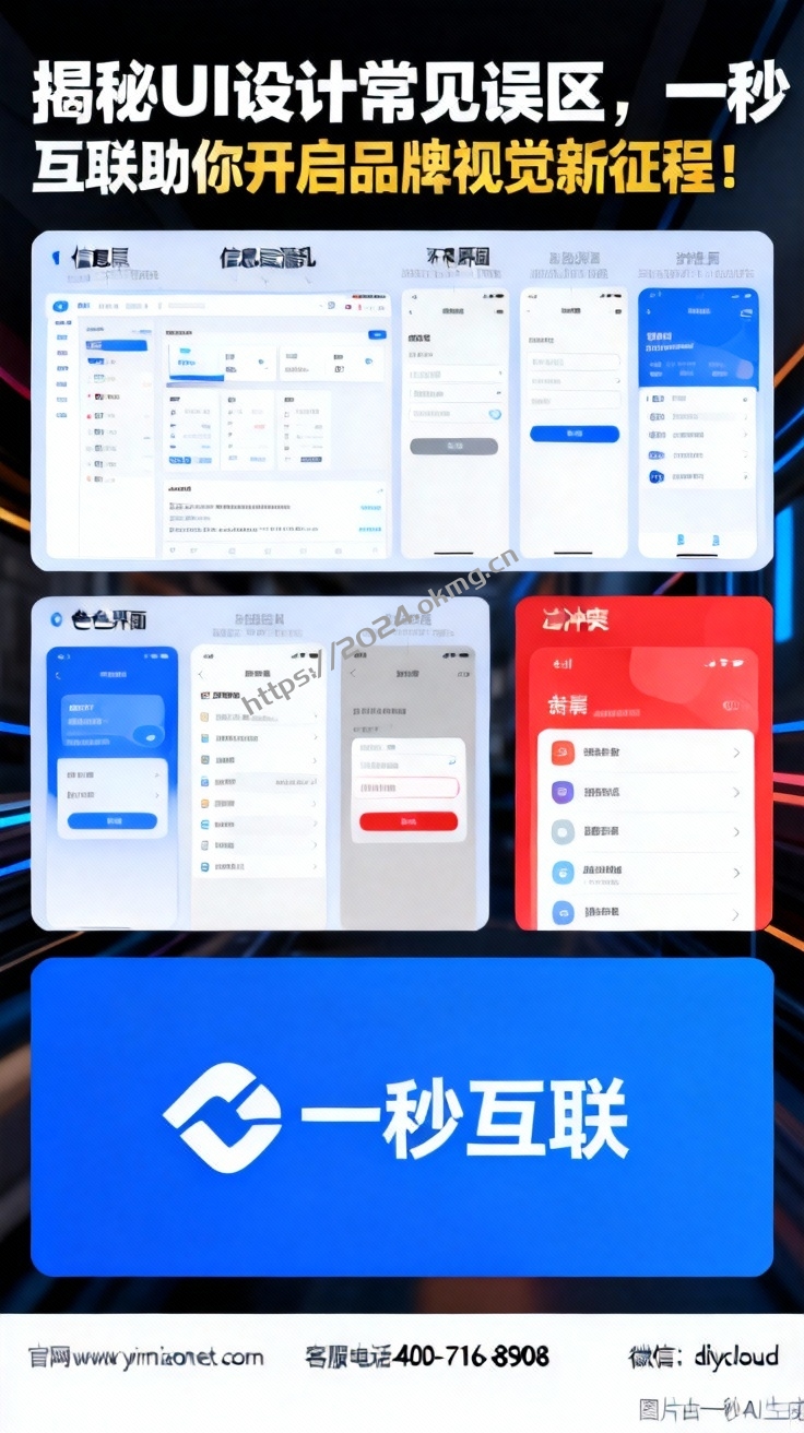 揭秘UI设计常见误区，一秒互联助你开启品牌视觉新征程！