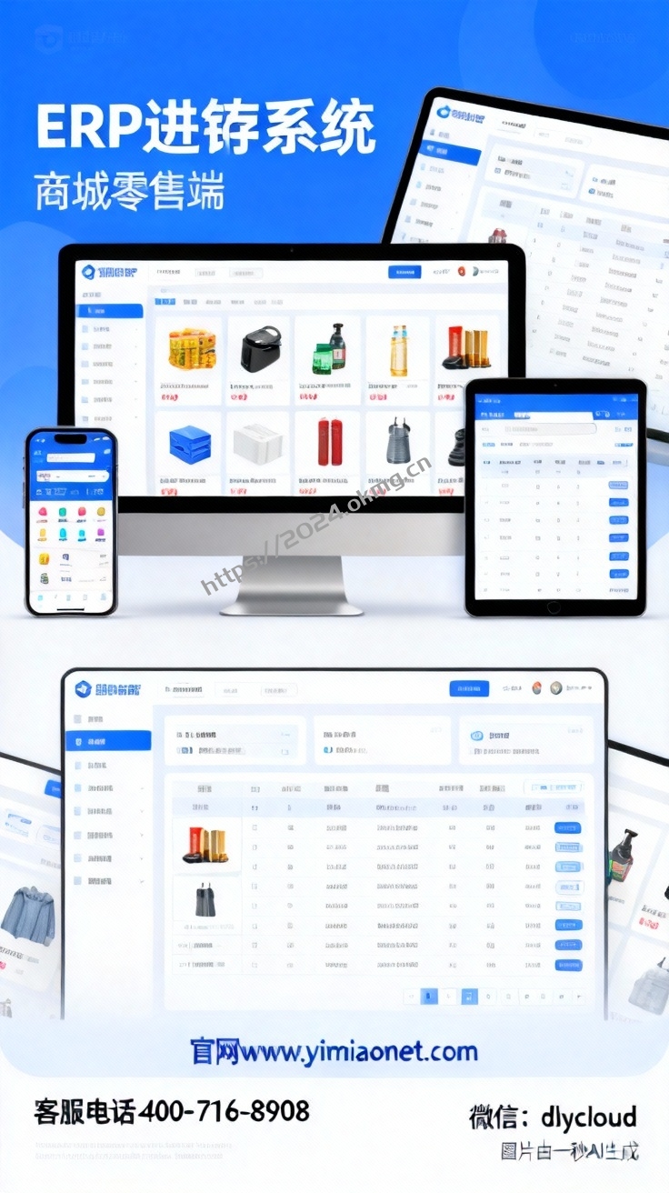 兼容多端还能独立部署，这款带商城零售端的ERP进销存系统不香吗？