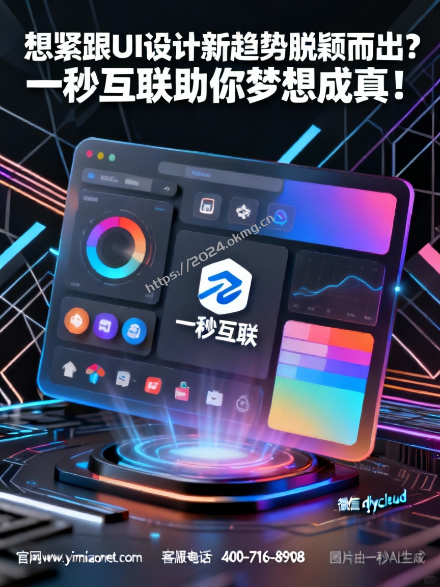 想紧跟UI设计新趋势脱颖而出？一秒互联助你梦想成真！