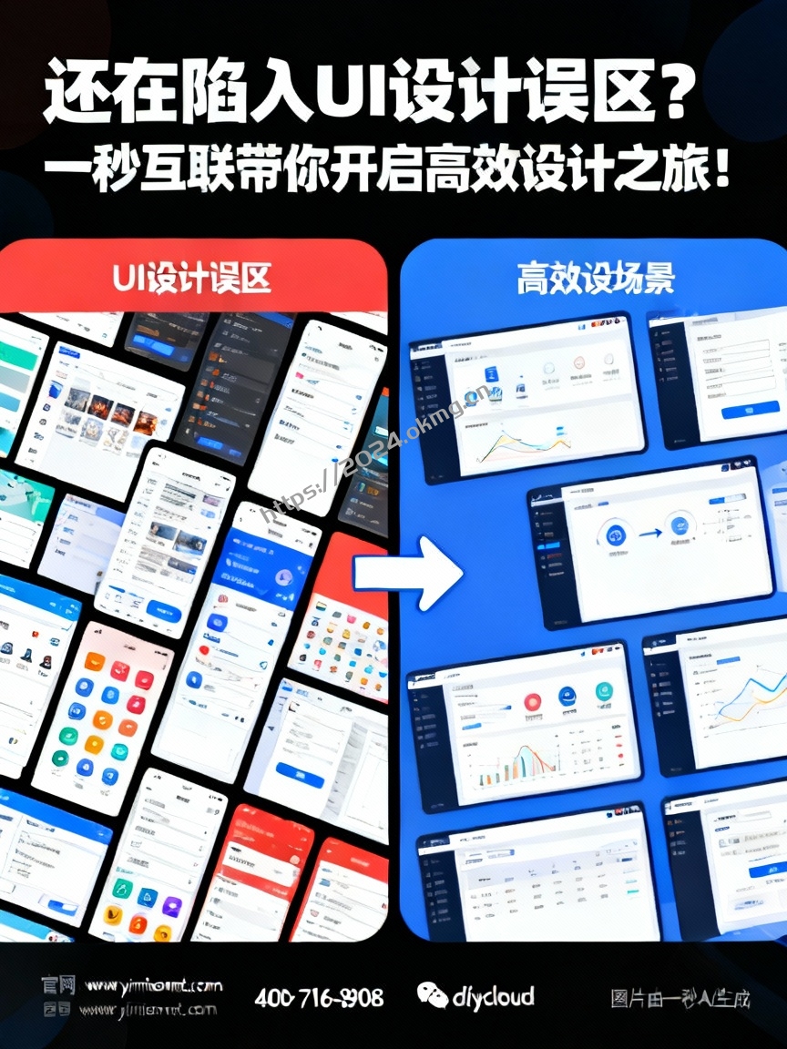 还在陷入 UI 设计误区？一秒互联带你开启高效设计之旅！