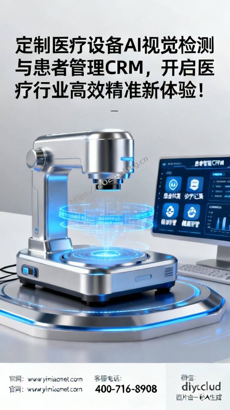 定制医疗设备AI视觉检测与患者管理CRM，开启医疗行业高效精准新体验！