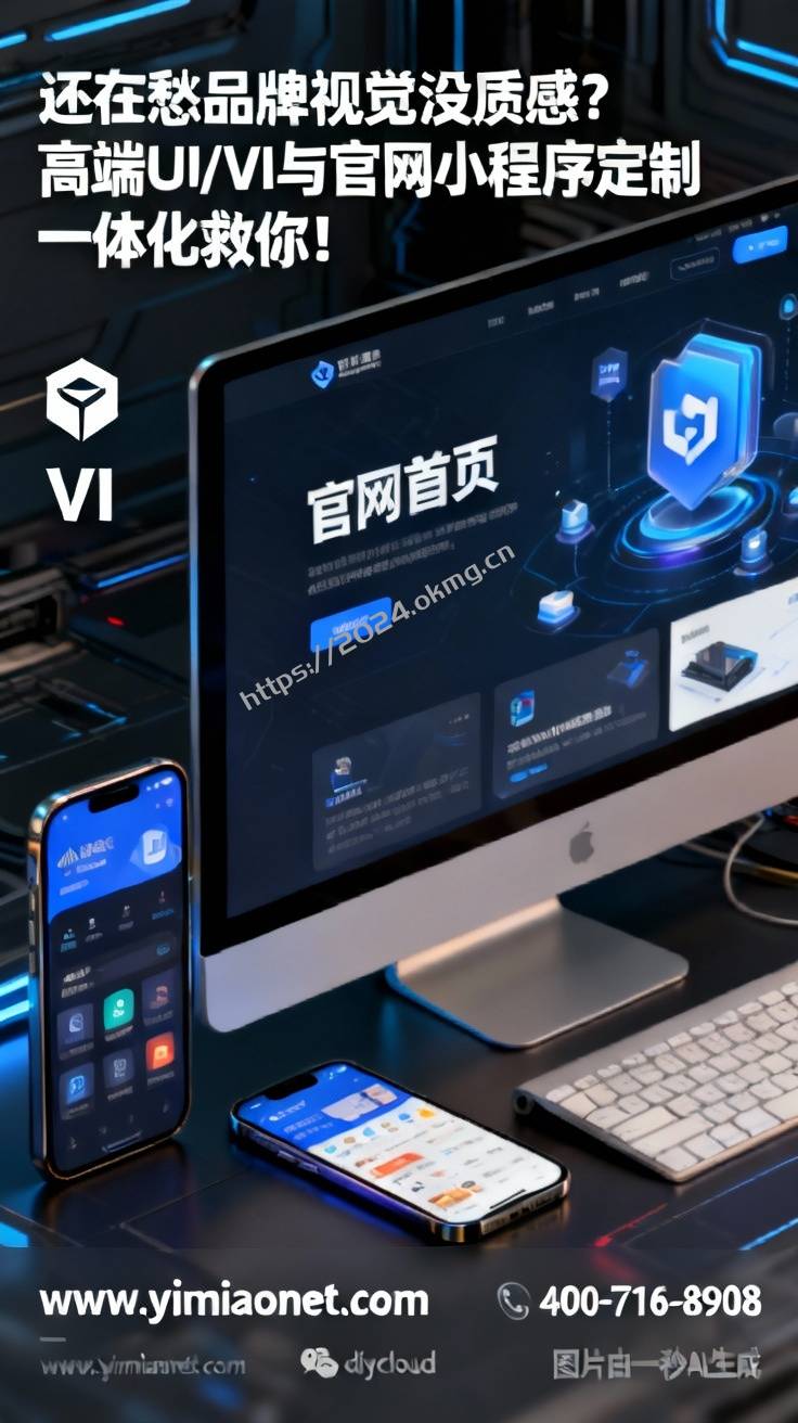 还在愁品牌视觉没质感？高端UI/VI与官网小程序定制一体化救你！