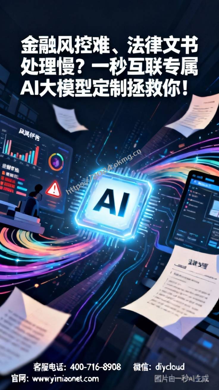 金融风控难、法律文书处理慢？一秒互联专属AI大模型定制拯救你！