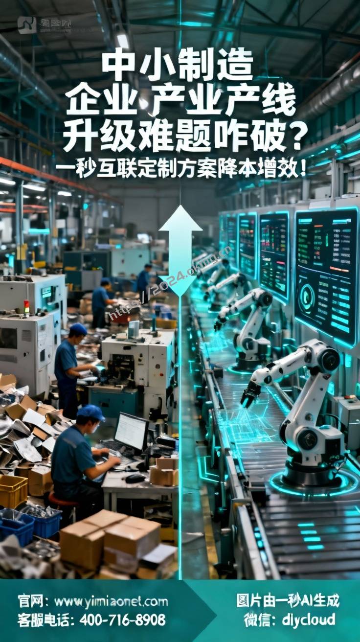 中小制造企业产线升级难题咋破？一秒互联定制方案降本增效！