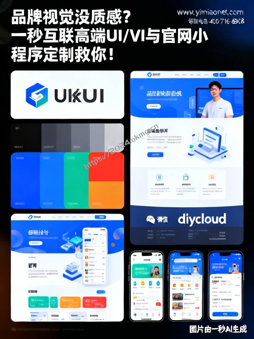 品牌视觉没质感？一秒互联高端UI/VI与官网小程序定制救你！