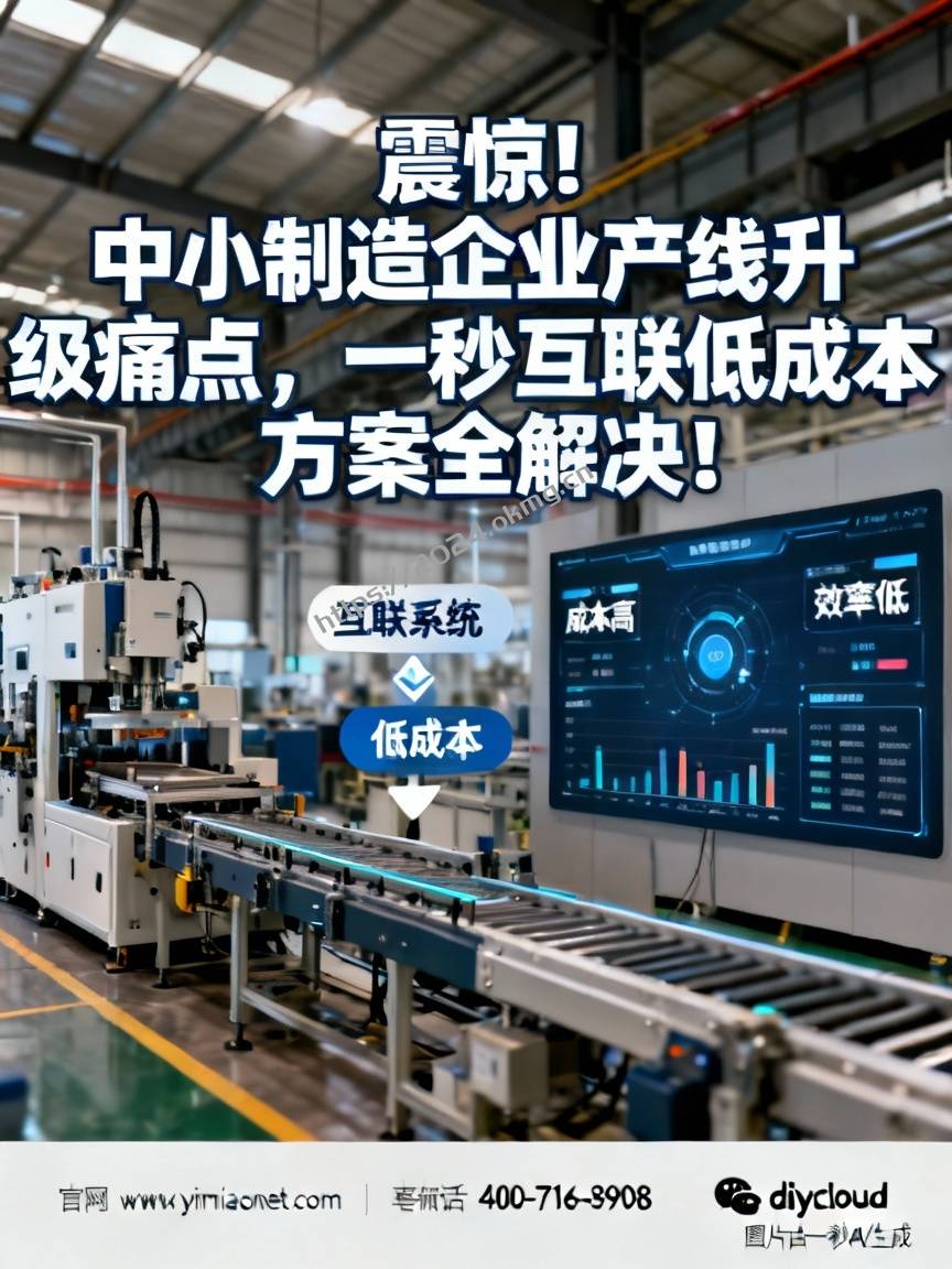 震惊！中小制造企业产线升级痛点，一秒互联低成本方案全解决！