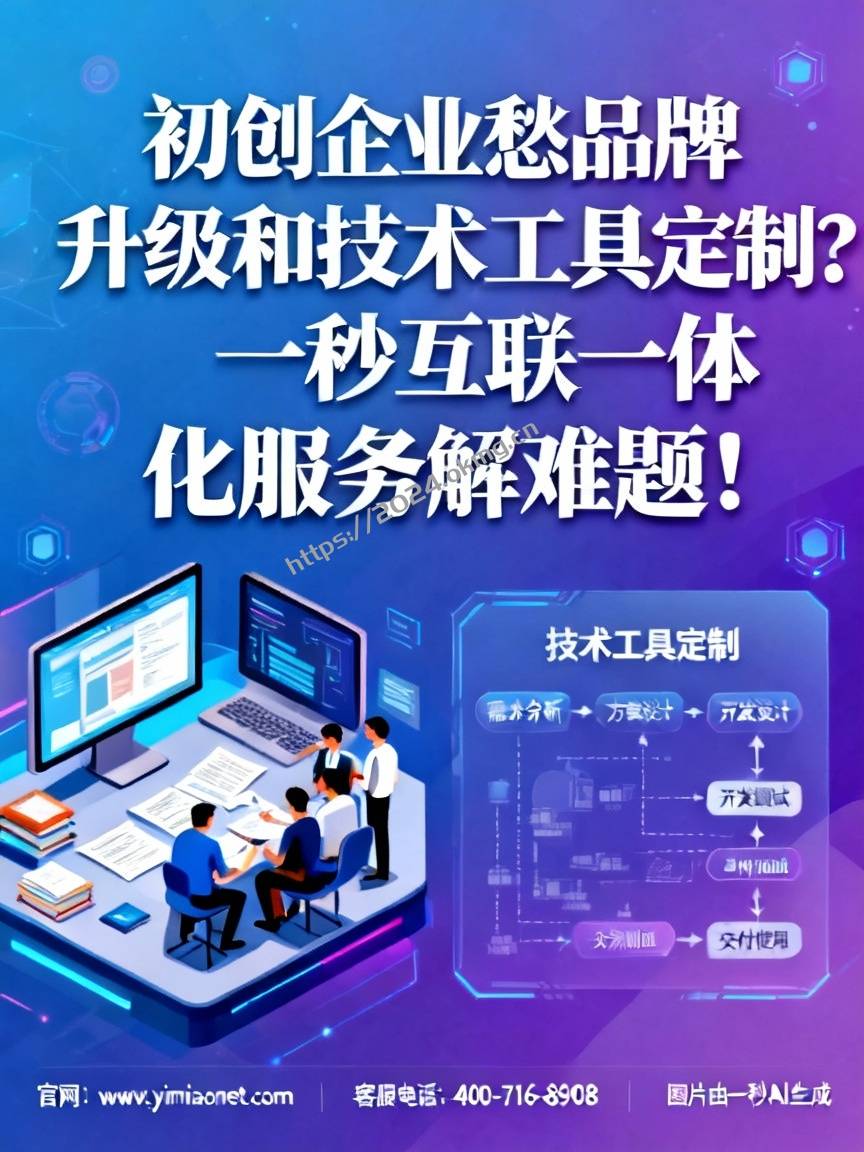 初创企业愁品牌升级和技术工具定制？一秒互联一体化服务解难题！
