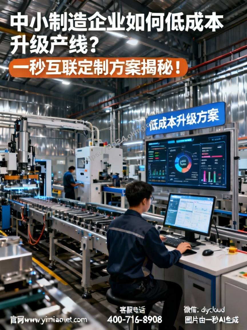 中小制造企业如何低成本升级产线？一秒互联定制方案揭秘！