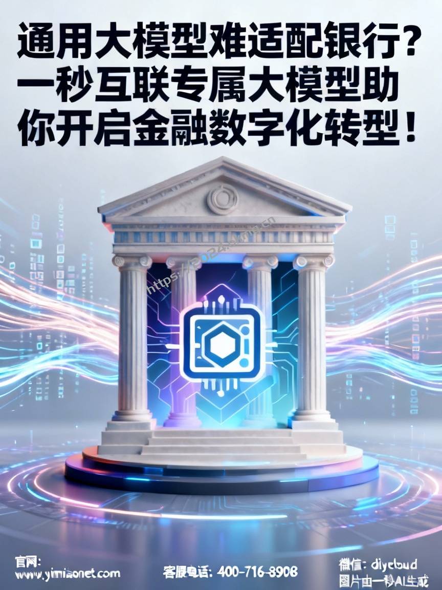 通用大模型难适配银行？一秒互联专属大模型助你开启金融数字化转型！