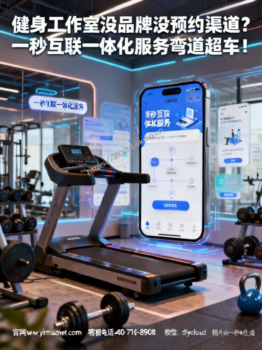 健身工作室没品牌没预约渠道？一秒互联一体化服务弯道超车！