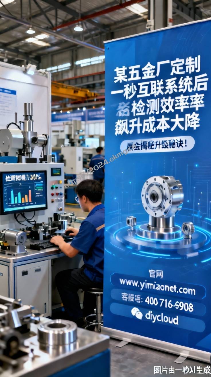 某五金厂定制一秒互联系统后检测效率飙升成本大降，展会揭秘升级秘诀！