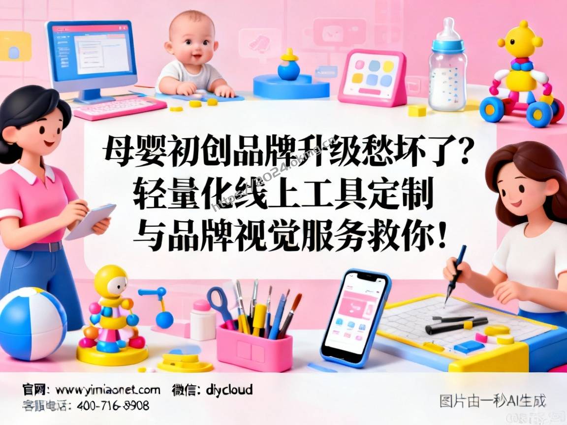 母婴初创品牌升级愁坏了？轻量化线上工具定制与品牌视觉服务救你！