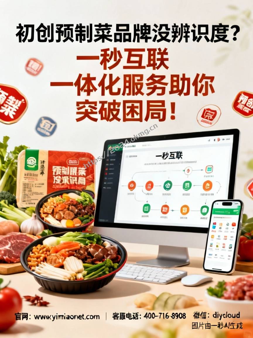 初创预制菜品牌没辨识度？一秒互联一体化服务助你突破困局！