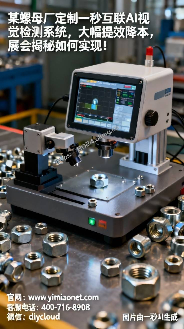 某螺母厂定制一秒互联AI视觉检测系统，大幅提效降本，展会揭秘如何实现！