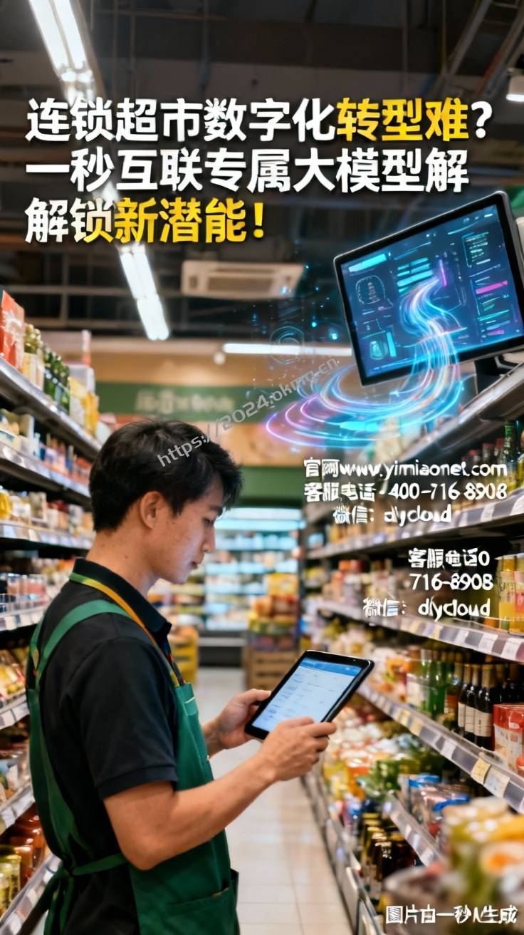 连锁超市数字化转型难？一秒互联专属大模型解锁新潜能！