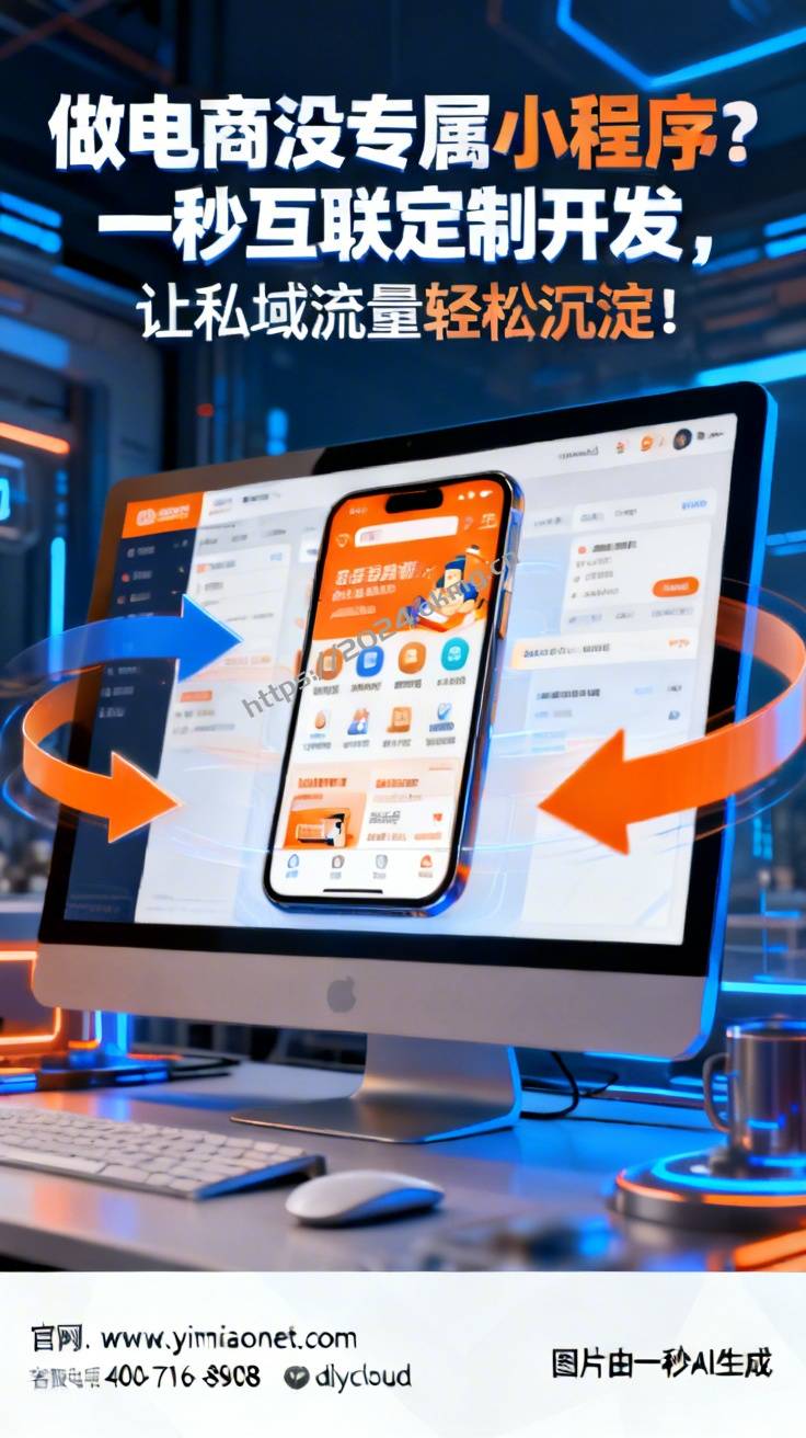做电商没专属小程序？一秒互联定制开发，让私域流量轻松沉淀！