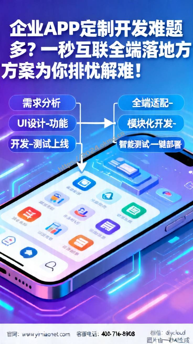 企业APP定制开发难题多？一秒互联全端落地方案为你排忧解难！