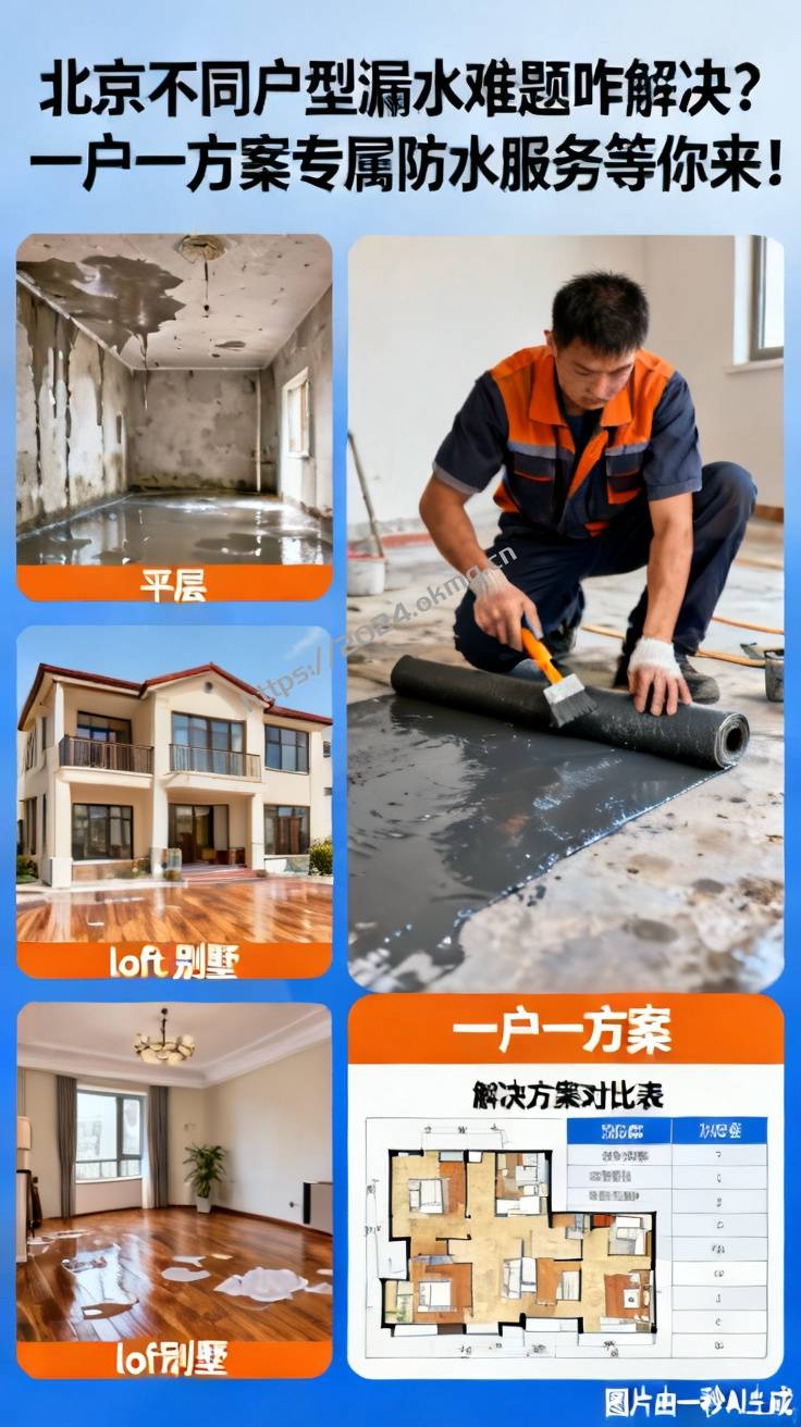 北京不同户型漏水难题咋解决？一户一方案专属防水服务等你来！
