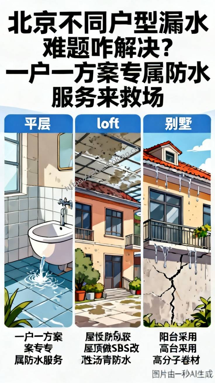 北京不同户型漏水难题咋解决？一户一方案专属防水服务来救场