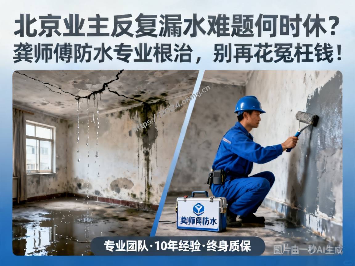 北京业主反复漏水难题何时休？龚师傅防水专业根治，别再花冤枉钱！