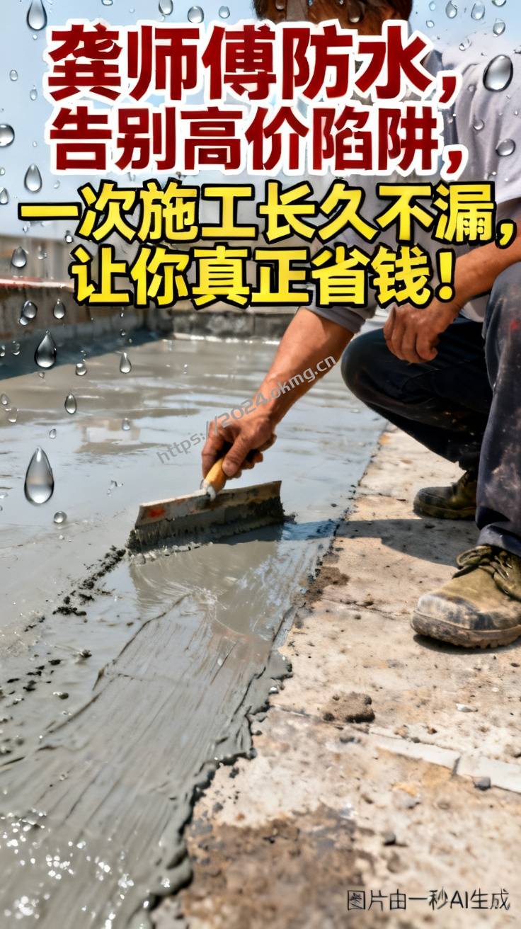 龚师傅防水,告别高价陷阱,一次施工长久不漏,让你真正省钱!-第1张,一秒云软件中心 龚师傅防水,告别高价陷阱,一次施工长久不漏,让你真正省钱!