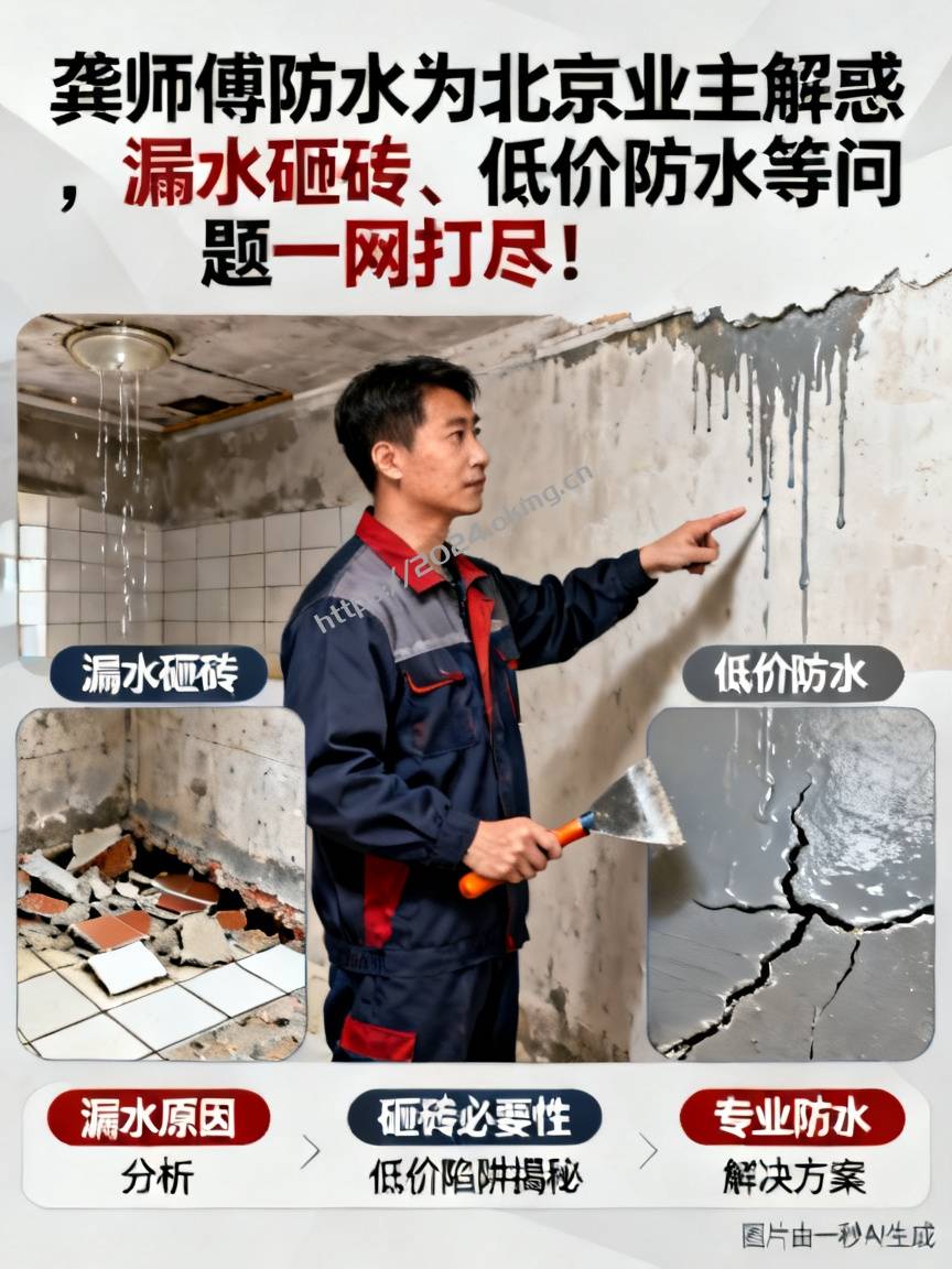 龚师傅防水为北京业主解惑，漏水砸砖、低价防水等问题一网打尽！