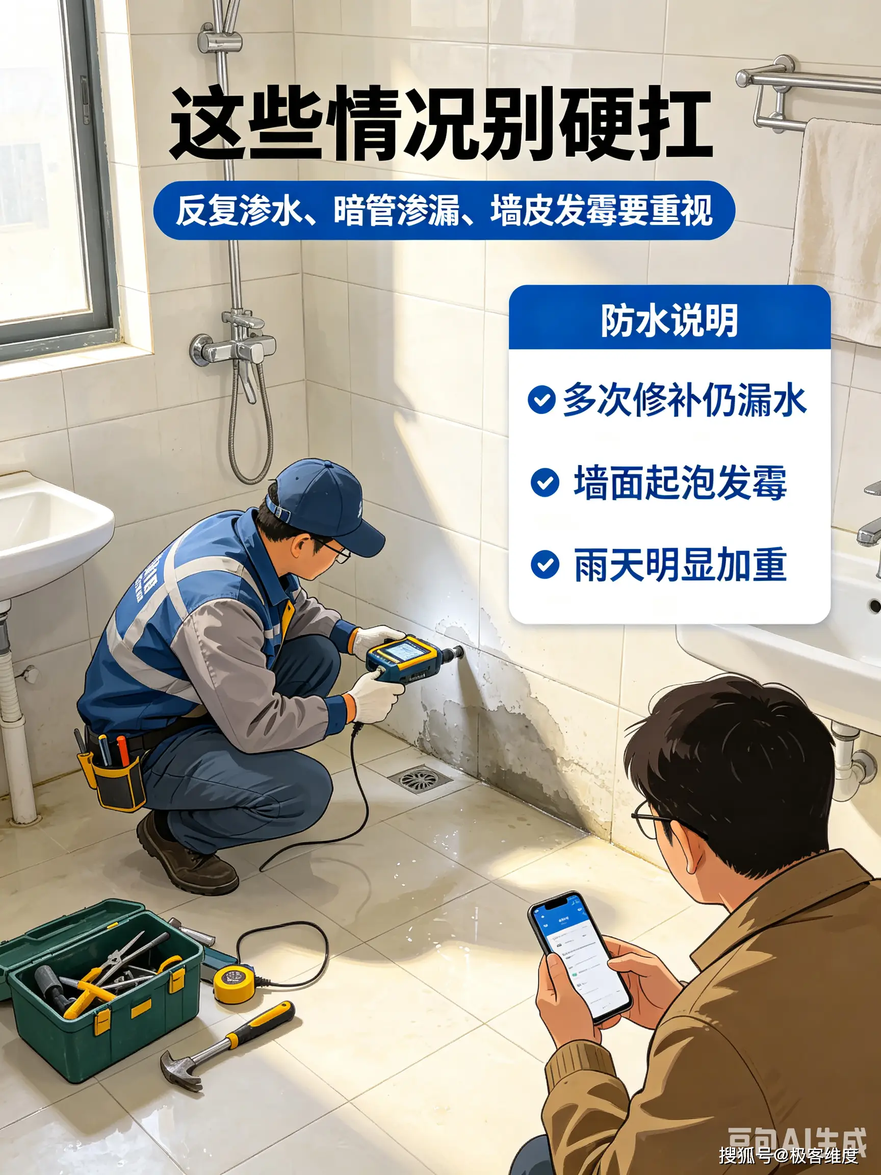 北京家庭防水修缮指南：哪些情况适合找专业师傅？附龚师傅团队服务参考