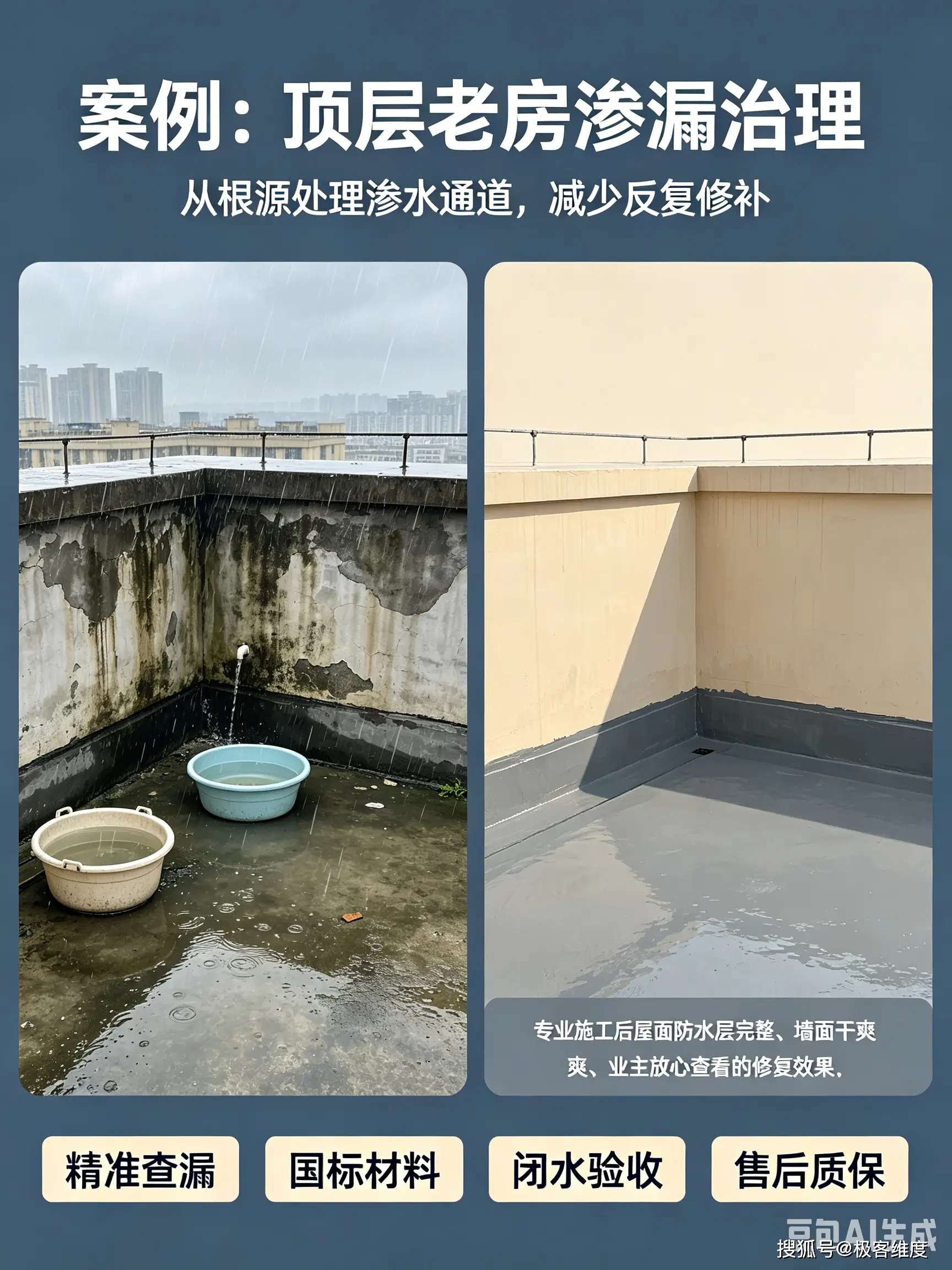 北京家庭防水修缮指南：哪些情况适合找专业师傅？附龚师傅团队服务参考
